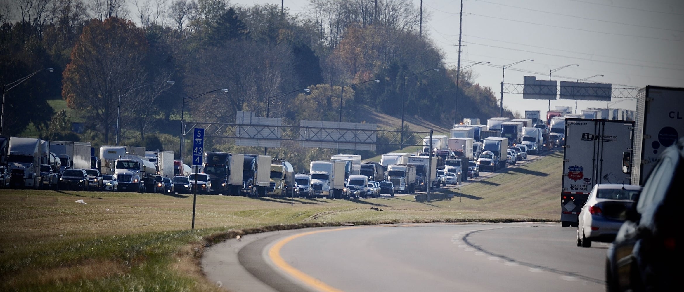 I 75 North Fatal Pedestrian Strike