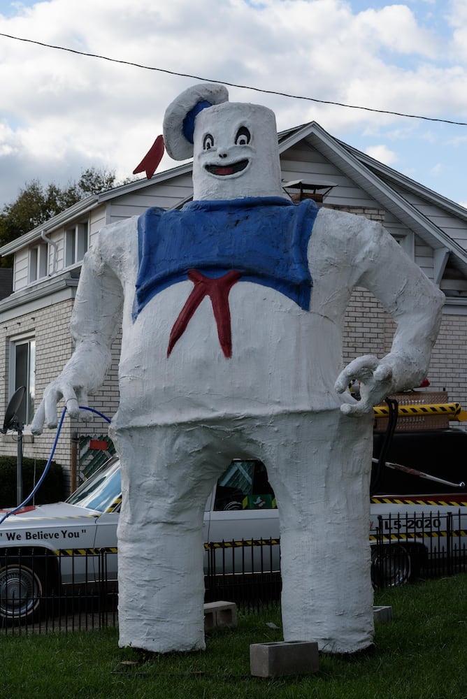 PHOTOS: Larger than life Halloween decorations in downtown Fairborn