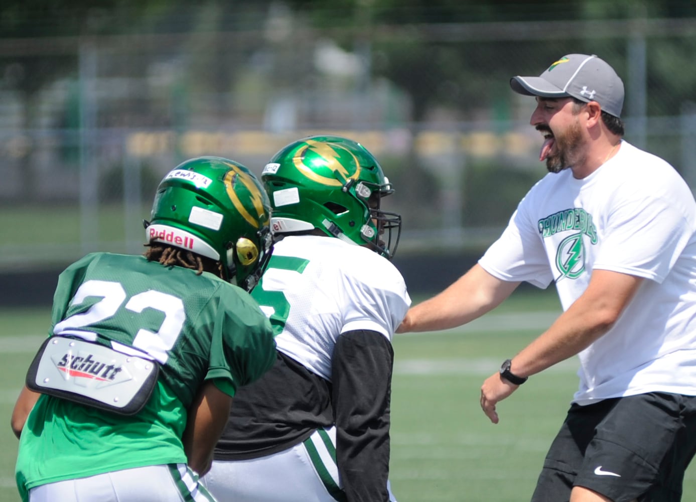 PHOTOS: Northmont Thunderbolts preseason football practice