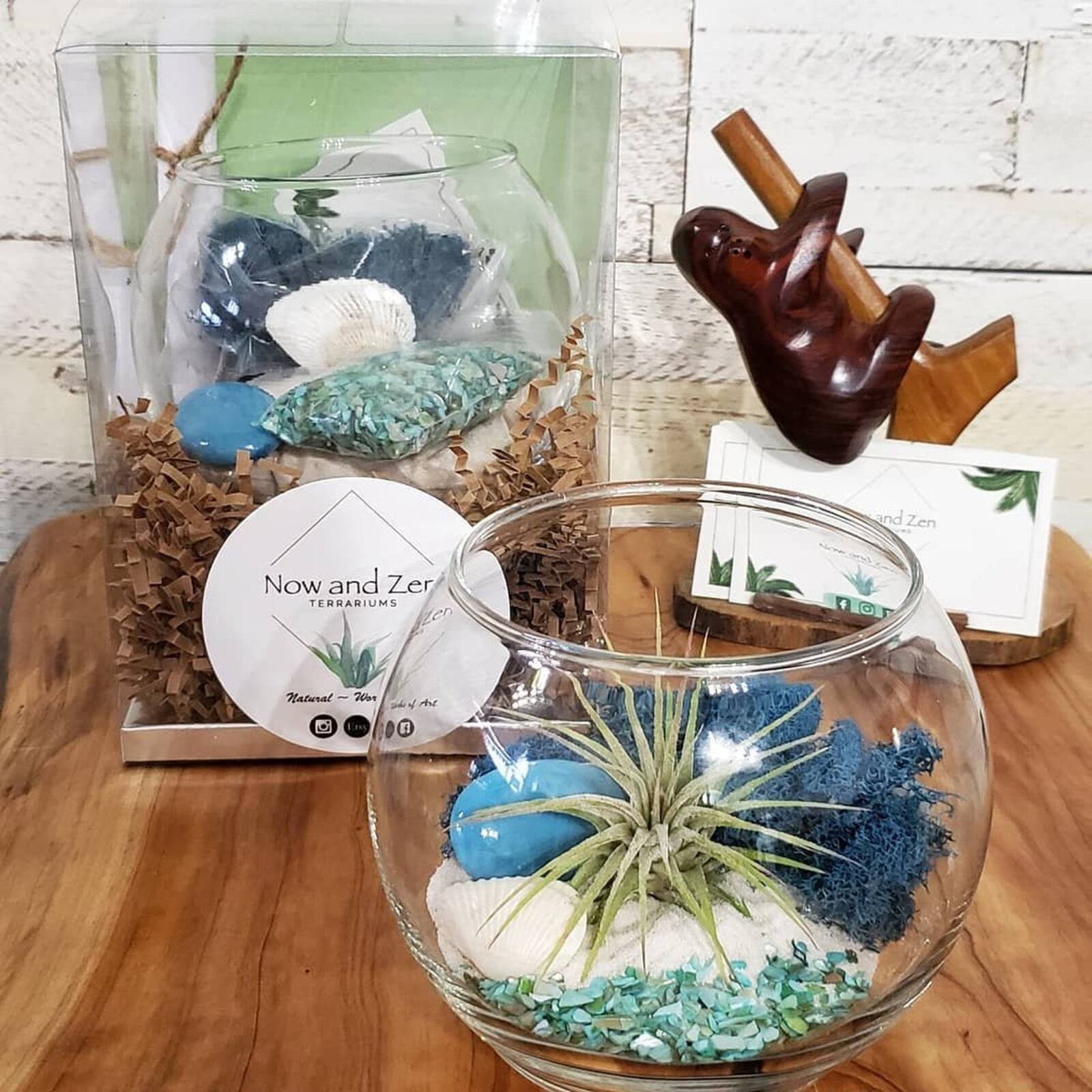 You can make a terrarium in the comfort of your home with a take-home kit from Now and Zen DIY Studio. CONTRIBUTED