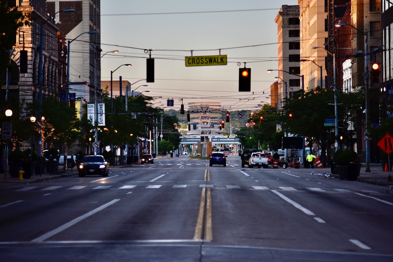 PHOTOS: Damage in the aftermath of Saturday protests in Dayton