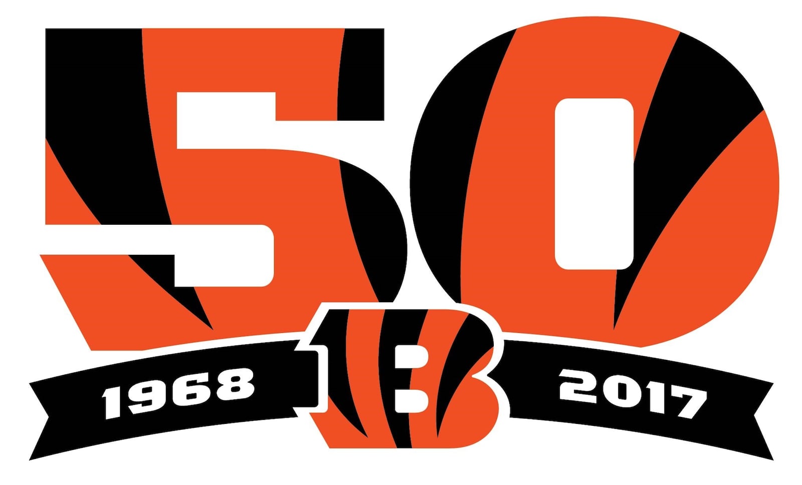 Bengals 50th anniversary logo