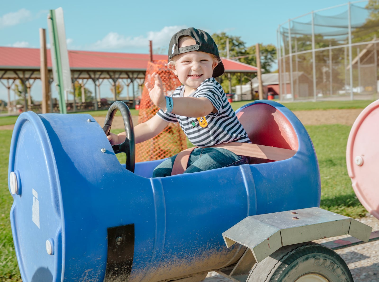 Young's Jersey Dairy's Moovers & Shakers is a barrel passenger train for kids (and maybe their parents)that offers a winding ride throughout the farm. CONTRIBUTED