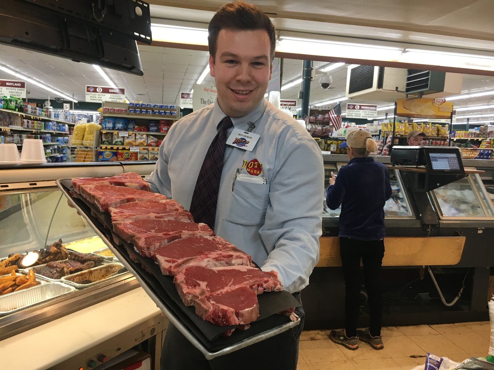 Dot’s Market in Kettering was sold to Nick Moshos in 2019. He started at Dot’s as a bag boy when he was 16. STAFF PHOTO / HOLLY SHIVELY