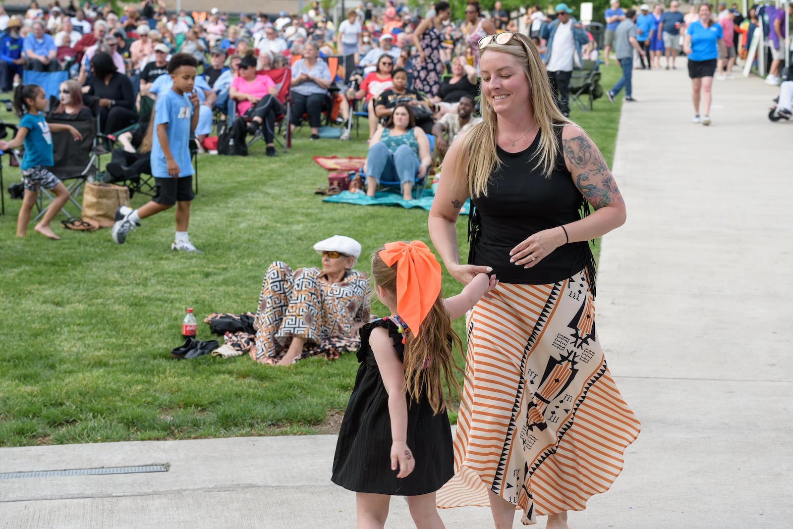 Dayton’s own Luv Locz Experiment played a concert on Thursday, May 2, 2024 at Levitt Pavilion in downtown Dayton in celebration of Levitt’s Eichelberger 2024 Season Announcement of 44 free concerts. TOM GILLIAM / CONTRIBUTING PHOTOGRAPHER