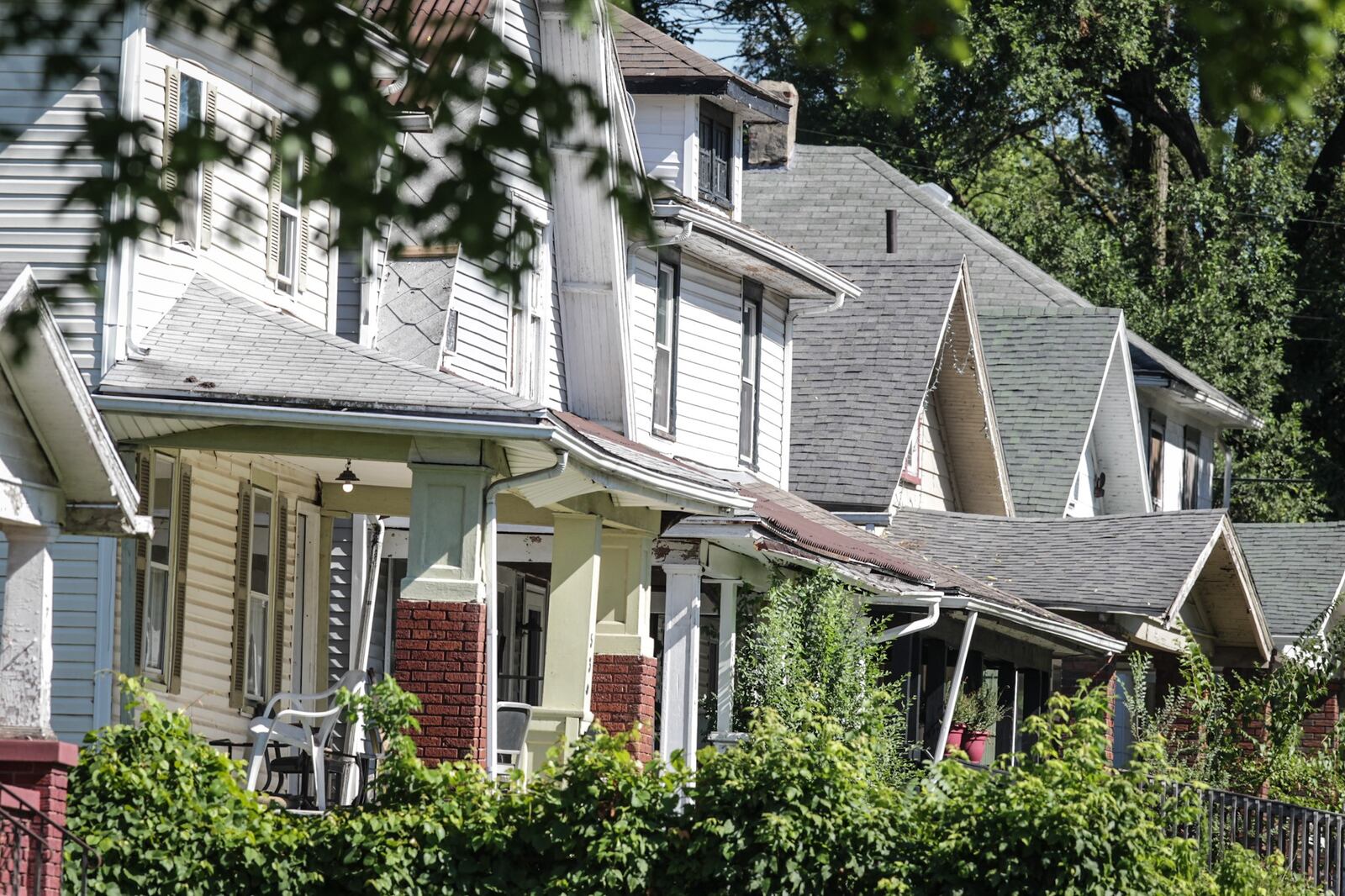 The city of Dayton saw an increase of more than $209.4 million in property value over the last three years with residential properties climbing 6.9% in value, according to a reappraisal. Pictured are homes on Huron Avenue in Dayton. JIM NOELKER / STAFF