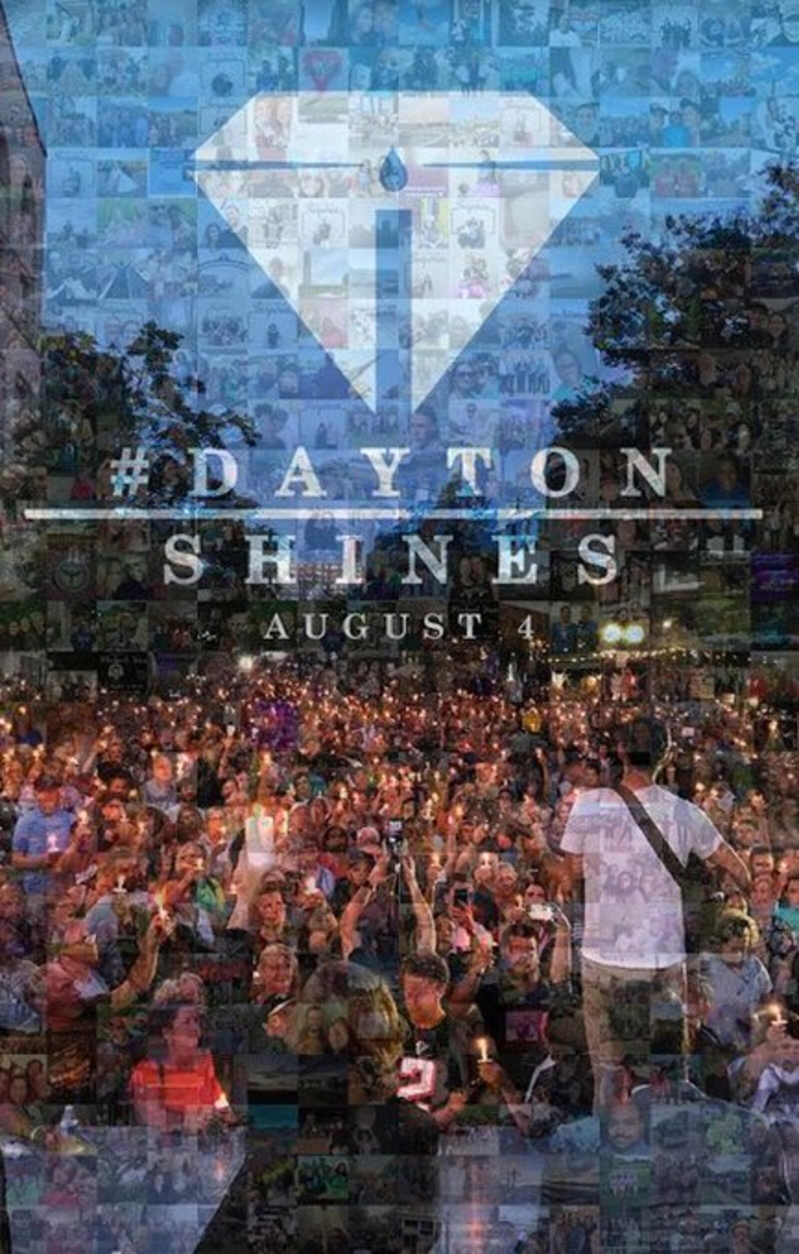 The Dayton Shines photo mosaic project marking the one-year anniversary of the Oregon District shooting is now complete. An interactive version is available on the City of Dayton's website. CONTRIBUTED