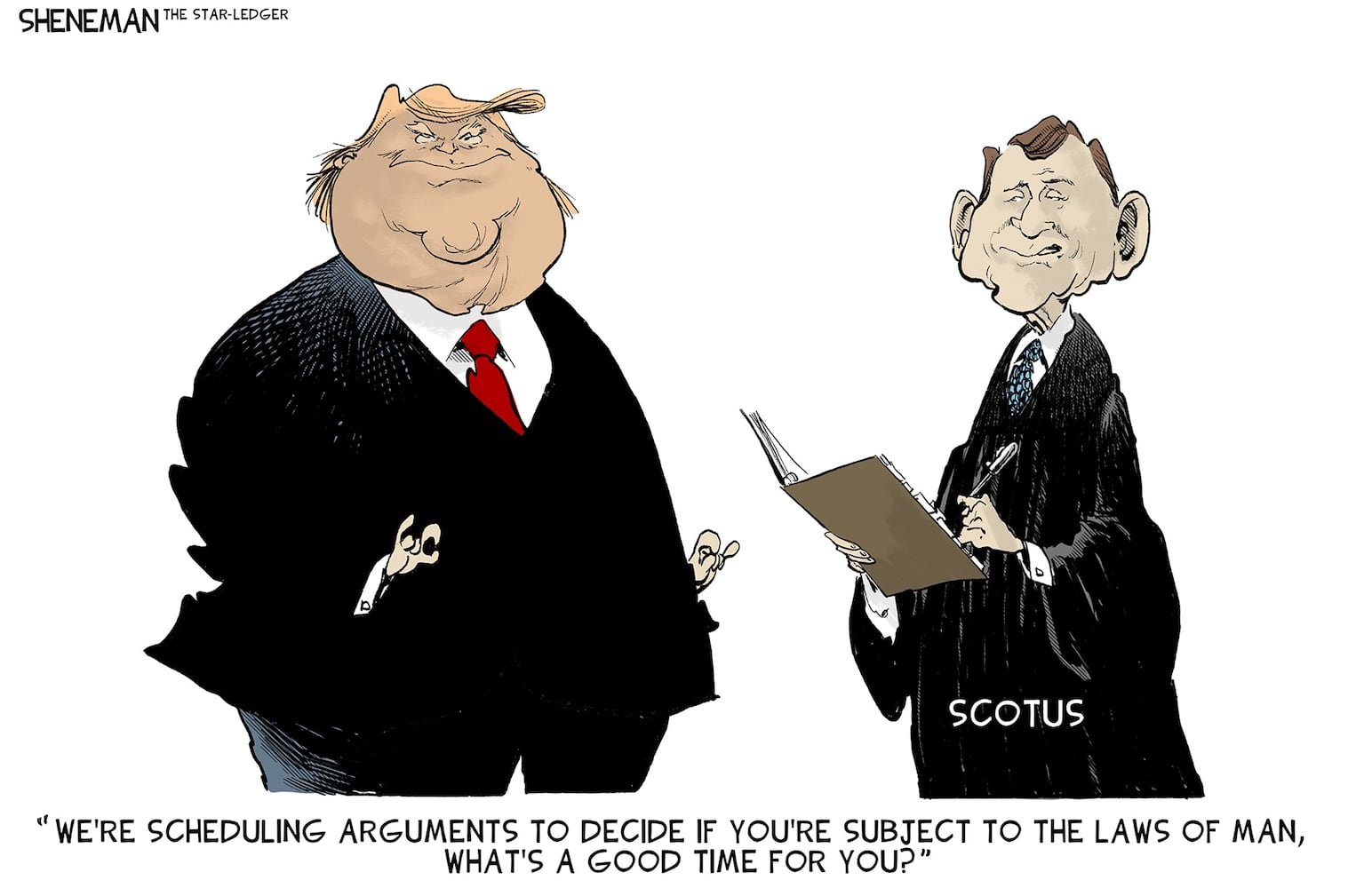 CARTOONS: Drew Sheneman, March 10, 2024