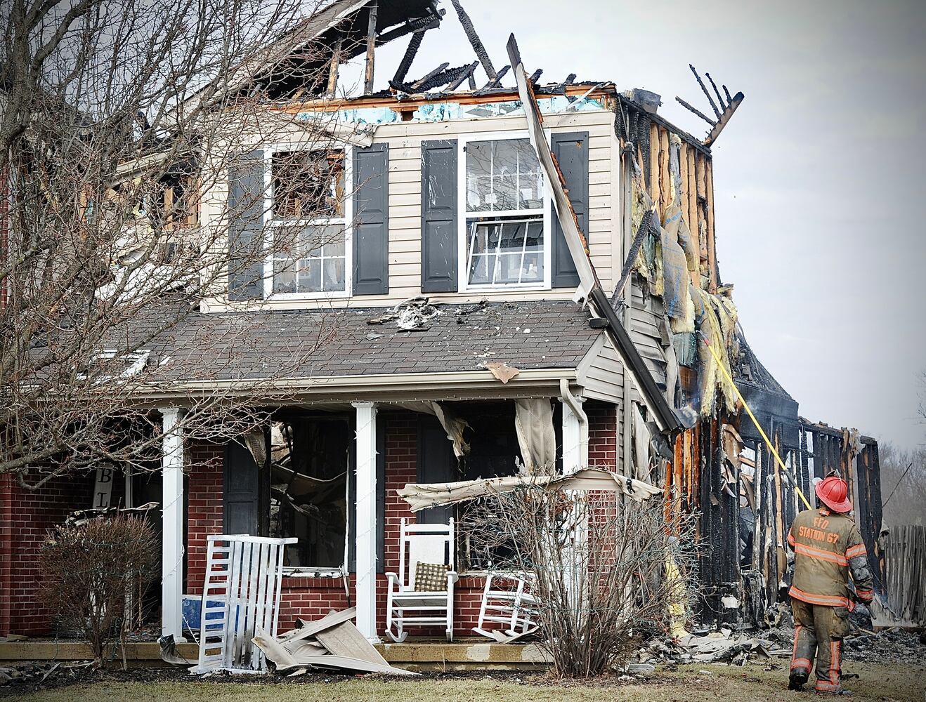 PHOTOS: Crews respond to Germantown fire