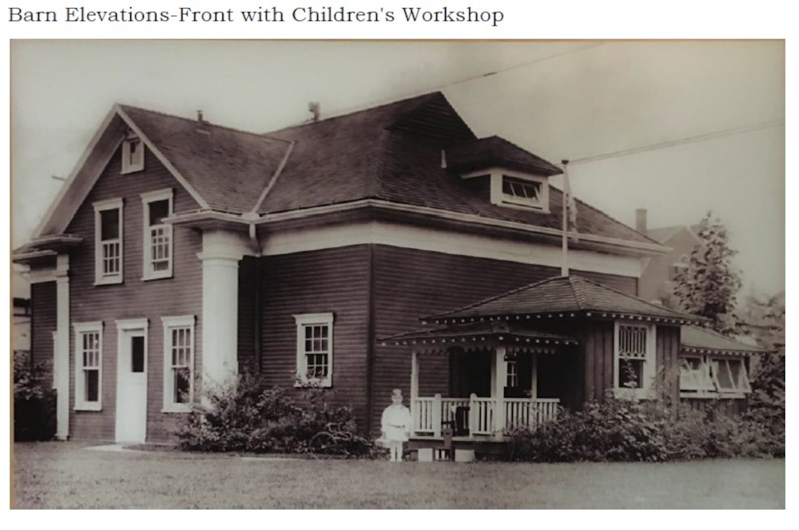 A photograph of Colonel Deeds barn, which has been relocated to Carillon Historical Park. The barn was at 319 Central Ave. in Grafton Hill in northwest Dayton. CONTRIBUTED