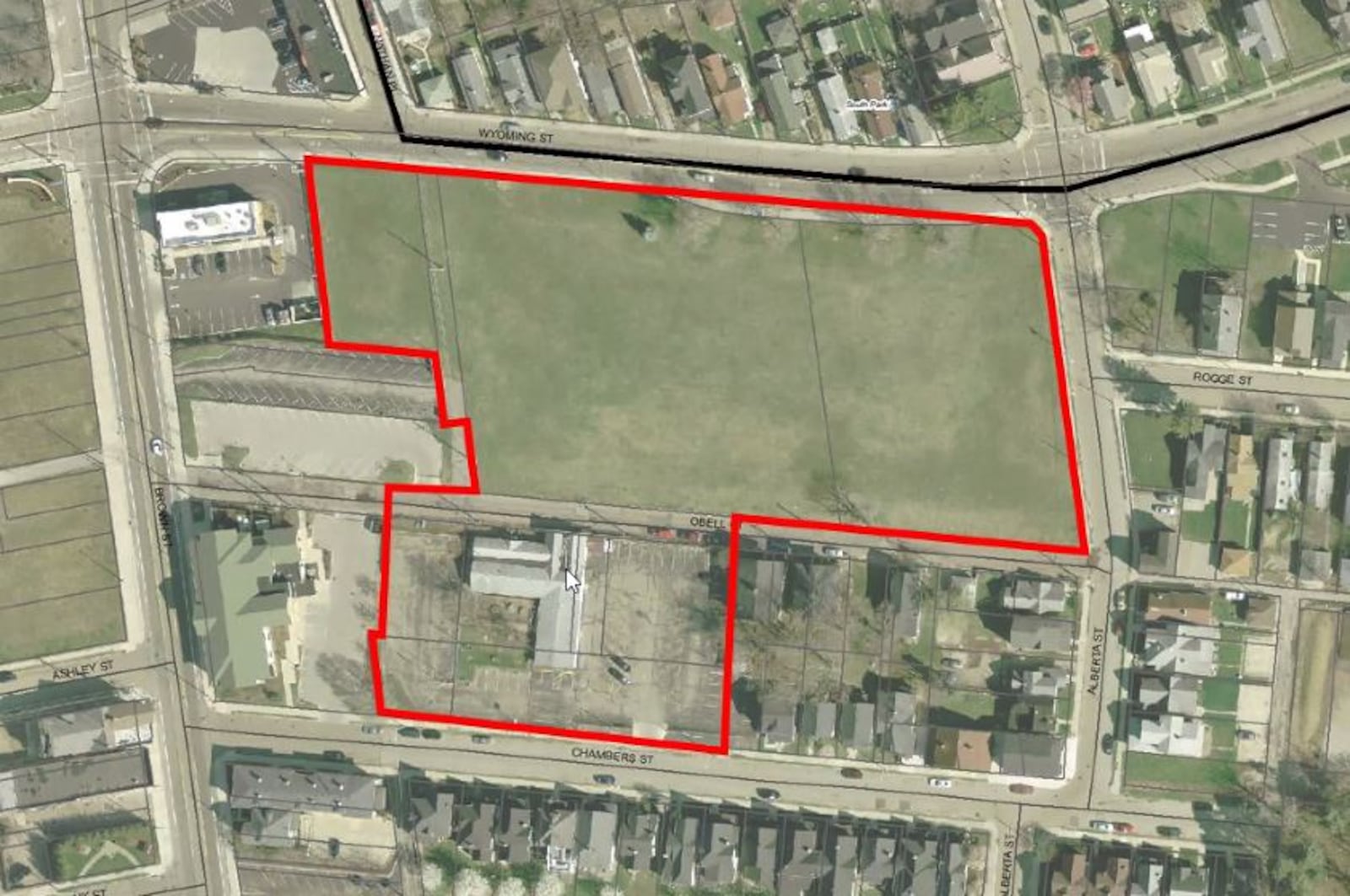 A developer wants to construct new housing on 4.4 acres of property near Wyoming and Brown streets, near the University of Dayton. CONTRIBUTED