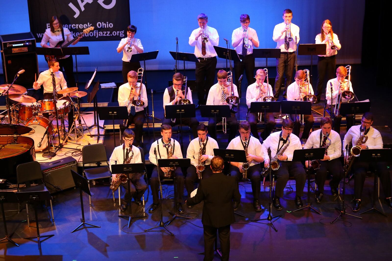 Student musicians performing at the 2017 Weekend of Jazz, which returns for another year at Beavercreek High School, Thursday through Saturday, March 1 through 3. CONTRIBUTED