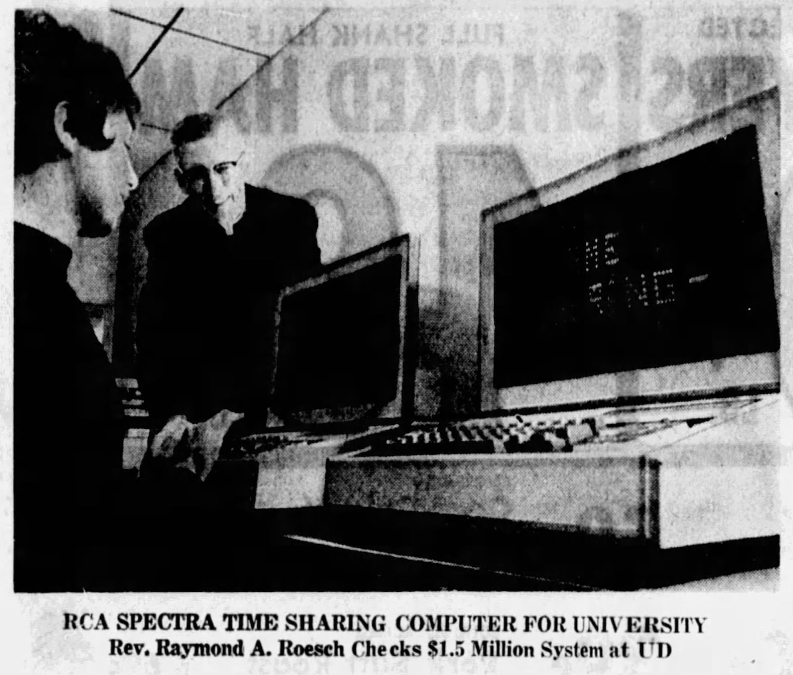 Dec. 30, 1968: $1.5 million computer installed at UD by RCA. DAYTON DAILY NEWS ARCHIVES