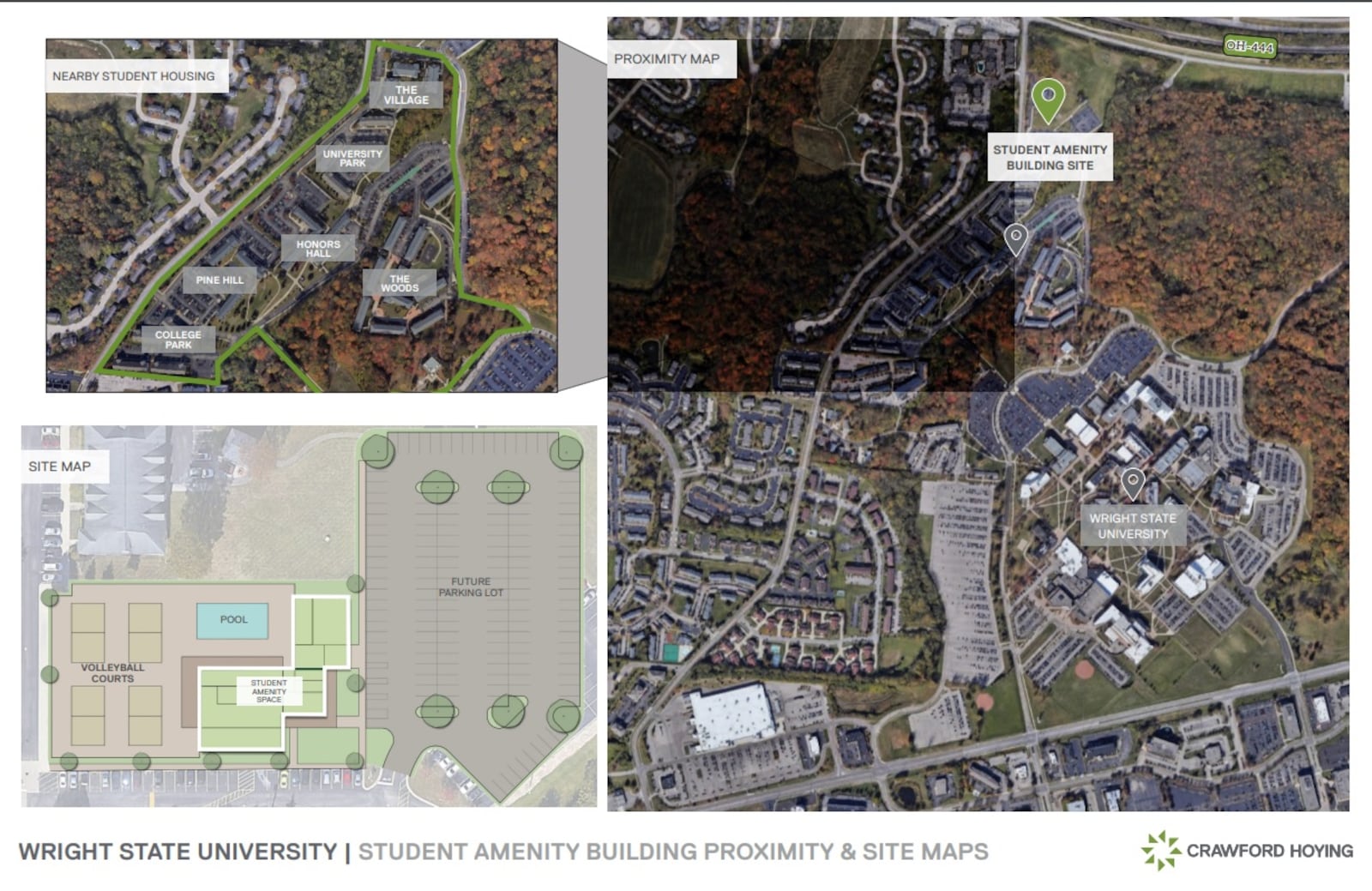 A rendering of WSU's site plan for the new amenities on campus. Contributed.