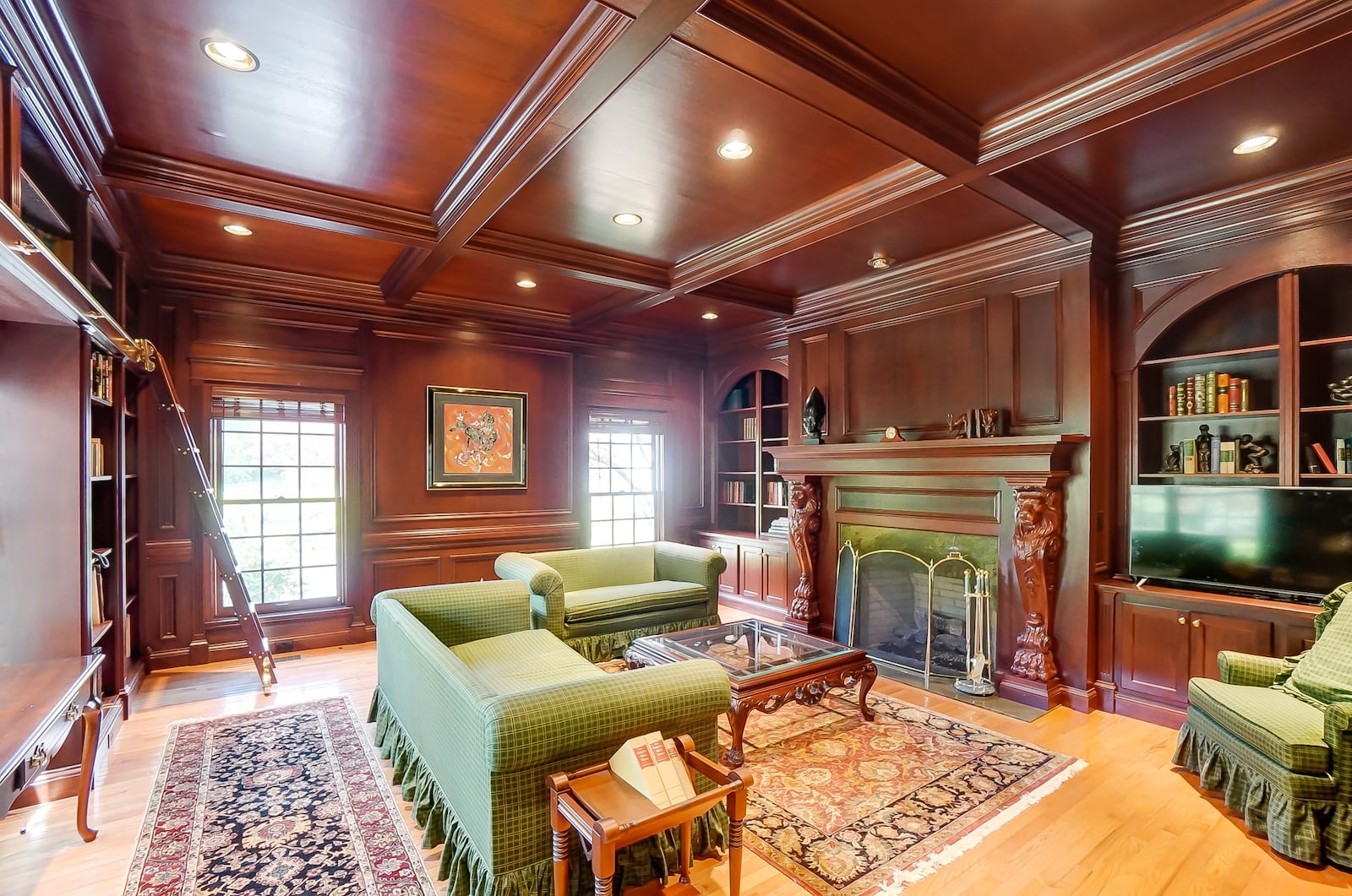 Listed for $2.2 million by Coldwell Banker Heritage, the stately two-story at 1230 Oakwood Ave., called Glenaerie, has 9,790 square feet of living space on about two acres. CONTRIBUTED