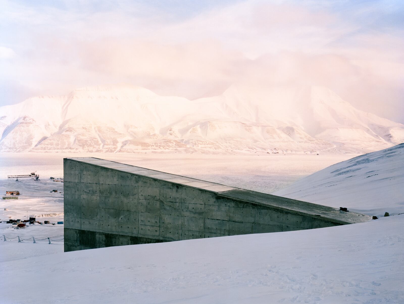 Dornith Doherty, Svalbard Global Seed Vault, Spitsbergen Island, Norway, 2010, archival pigment print. Courtesy of the artist, Moody Gallery, Houston; and Holly Johnson Gallery, Dallas, Texas.