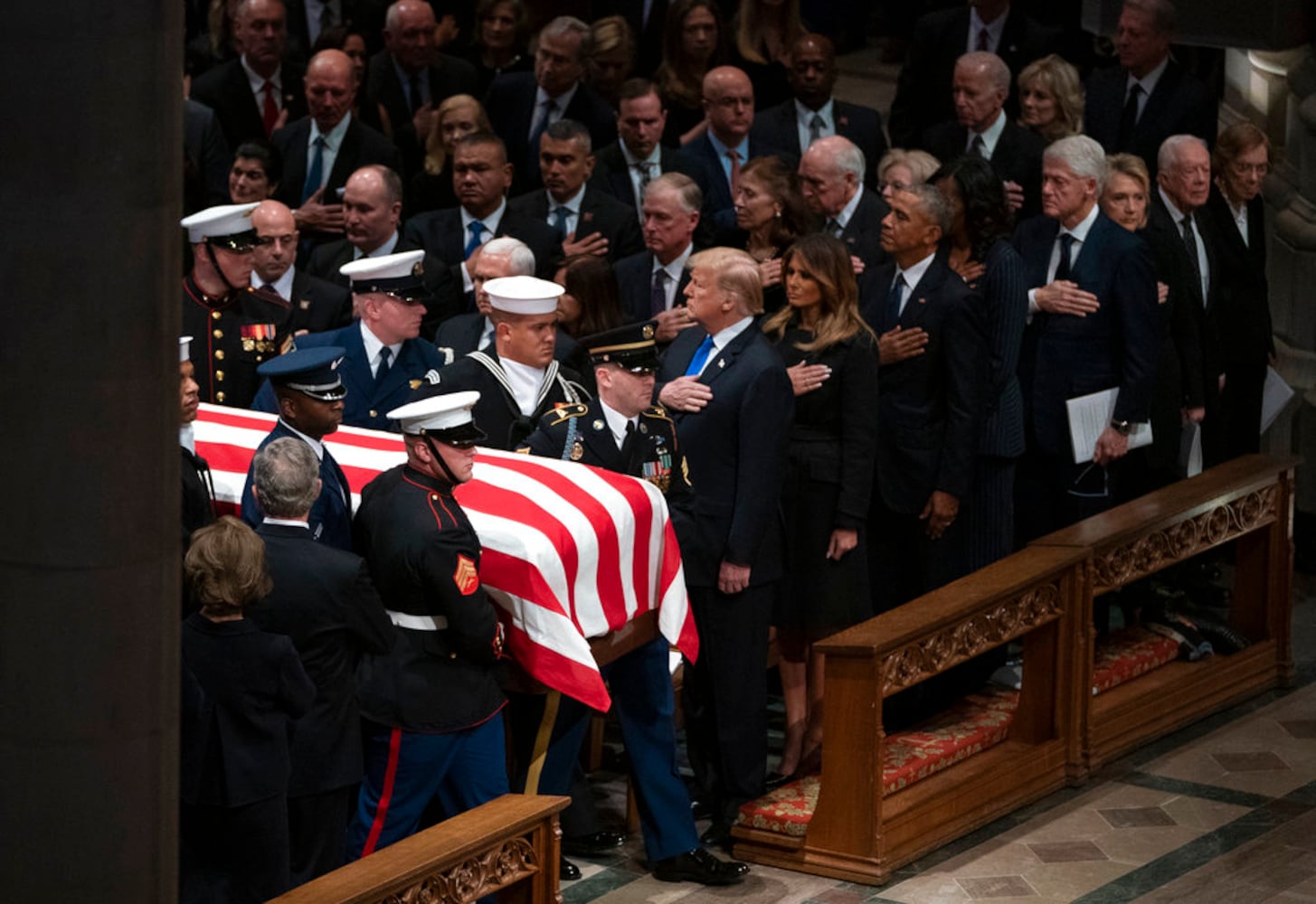 Photos: President George H.W. Bush state funeral service