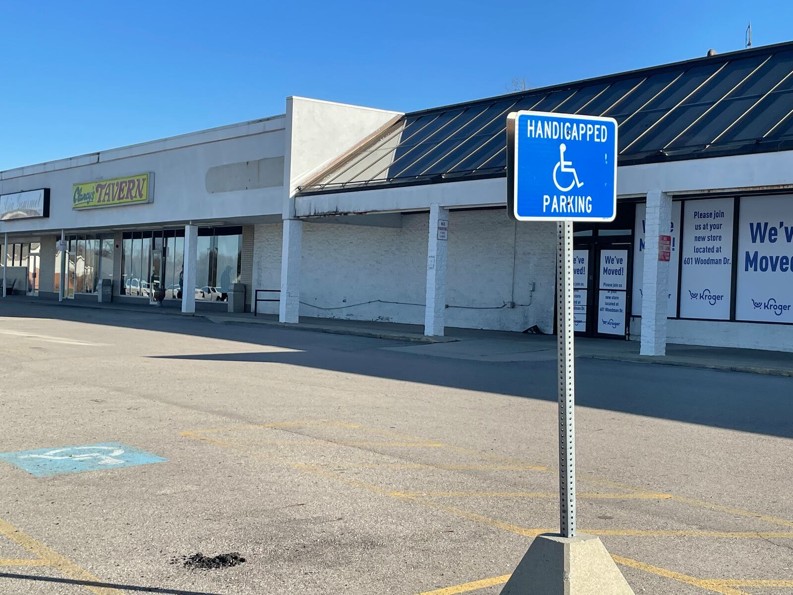 A mixed-use development is being proposed for the site of a Riverside shopping center where a Kroger store closed last year. NICK BLIZZARD/STAFF