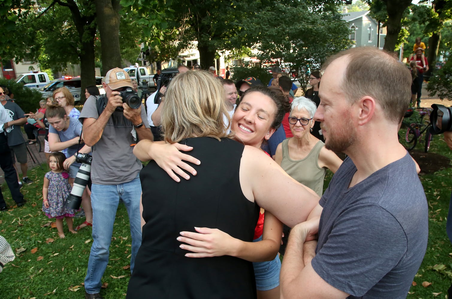 PHOTOS: Dayton Police acclaimed by the Oregon District and city residents during National Night Out