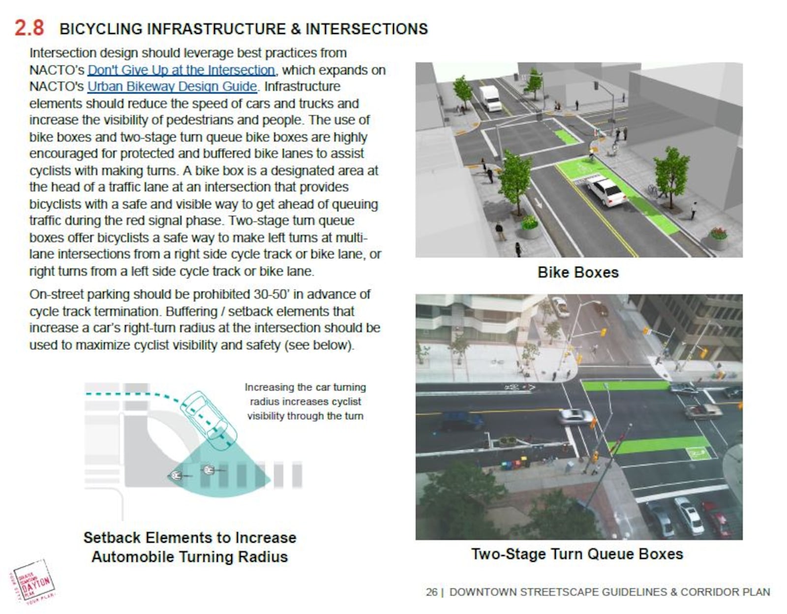 New bike lanes, including protected lanes, are proposed for downtown Dayton. CONTRIBUTED