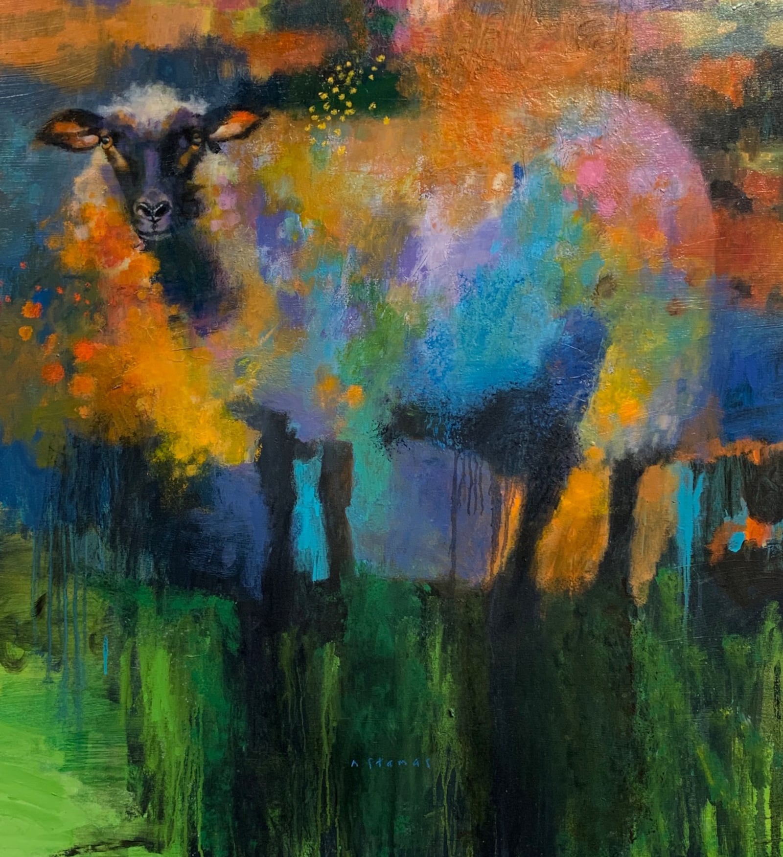 The Lombard Prize Best in Show Third Place winner at The Contemporary’s 29th Annual Open Members’ Show went to Nick Stamas for Technicolor Sheep 1. CONTRIBUTED PHOTO