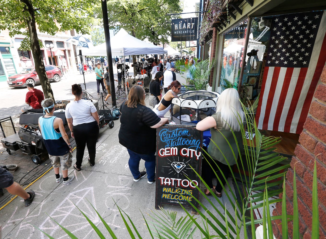 PHOTOS: What Oregon District looks like the day after mass shooting