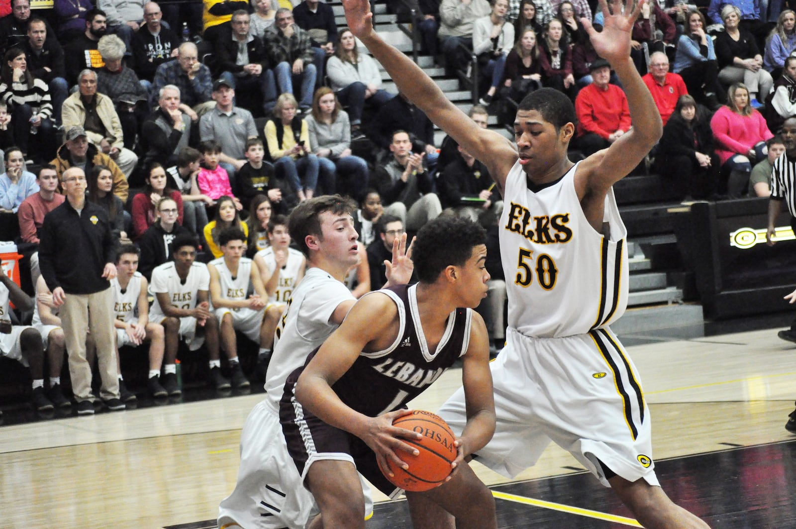 Centerville’s Mo Njie (right) emerged as a mostly defensive presence last season. NICK DUDUKOVICH / CONTRIBUTED