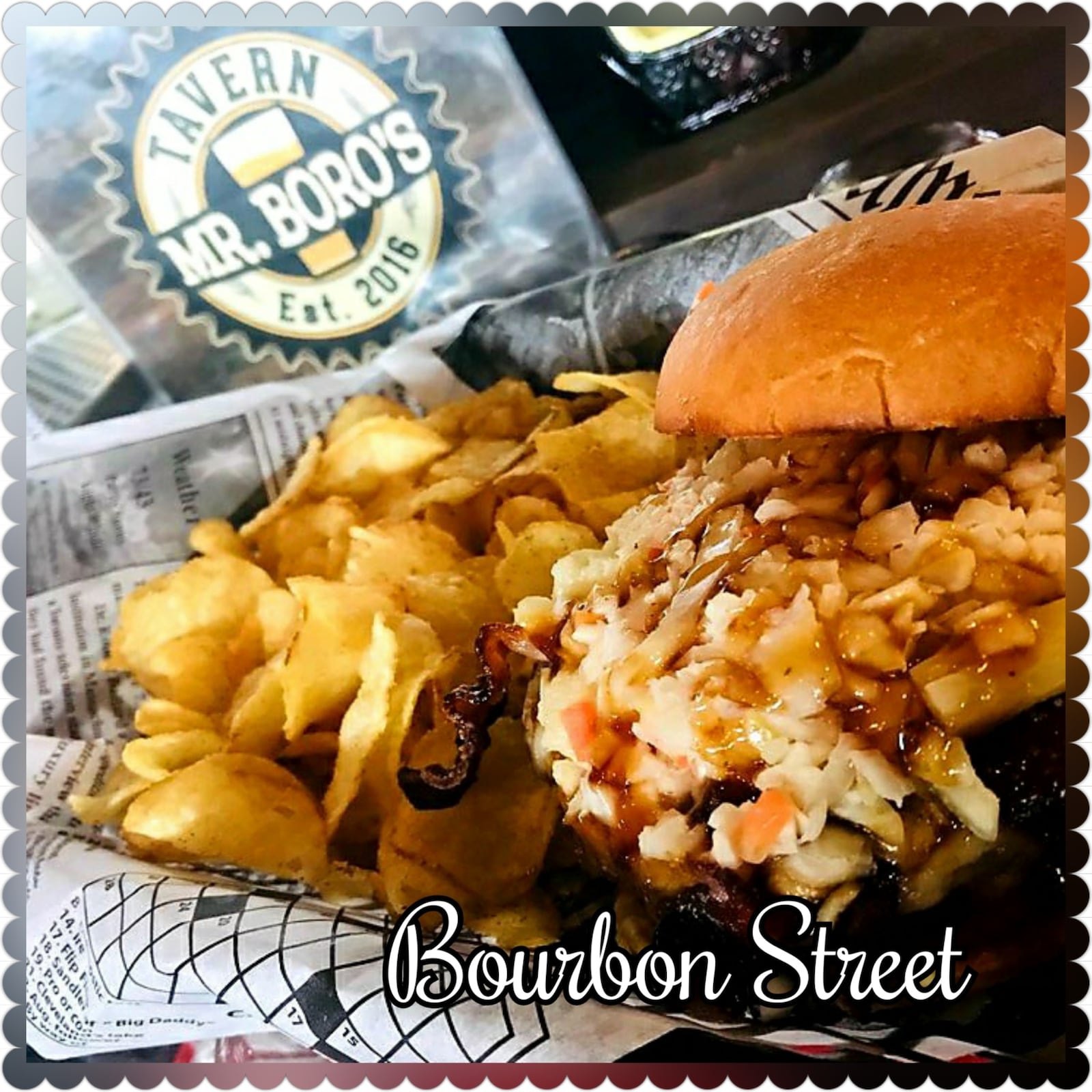 Mr. Boro's Tavern in Springboro is offering a Bourbon Street burger during Burger Week June 21-28, 2020. CONTRIBUTED