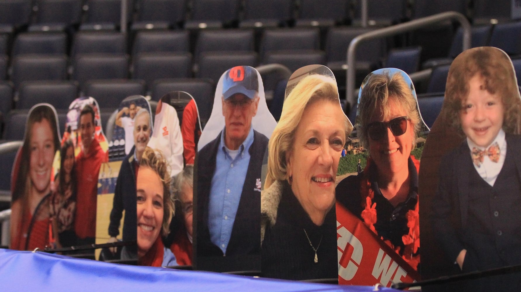 Photos: Dayton Flyers fan cutouts at UD Arena