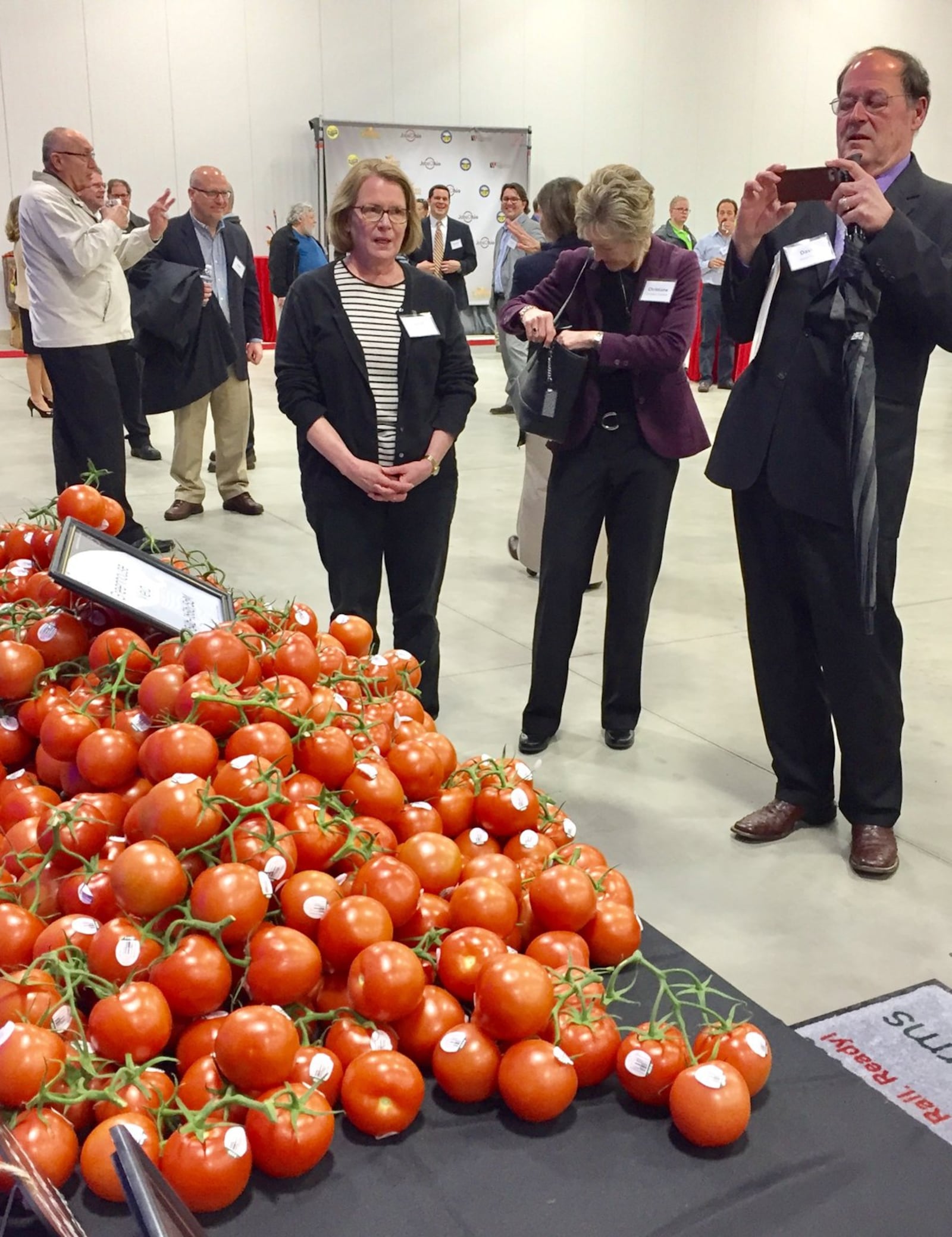 Golden Fresh Farms, a Canadian-based company, opened a $22.5 million, 20-acre greenhouse last week in the West Central Ohio Industrial Center, in Wapakoneta near I-75 and U.S. 33. Theopening groundbreaking represents just one phase of the project, which will expand over the next several years. STEVE BAKER