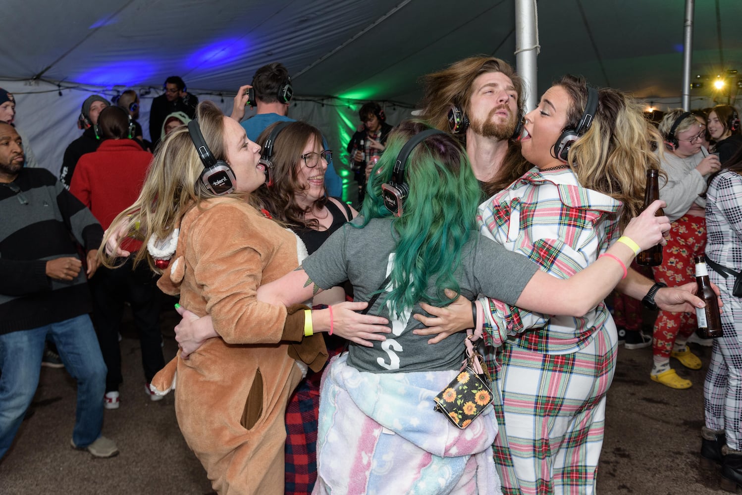 PHOTOS: Did we spot you at Dayton’s Silent Disco Pajama Party at Yellow Cab Tavern?