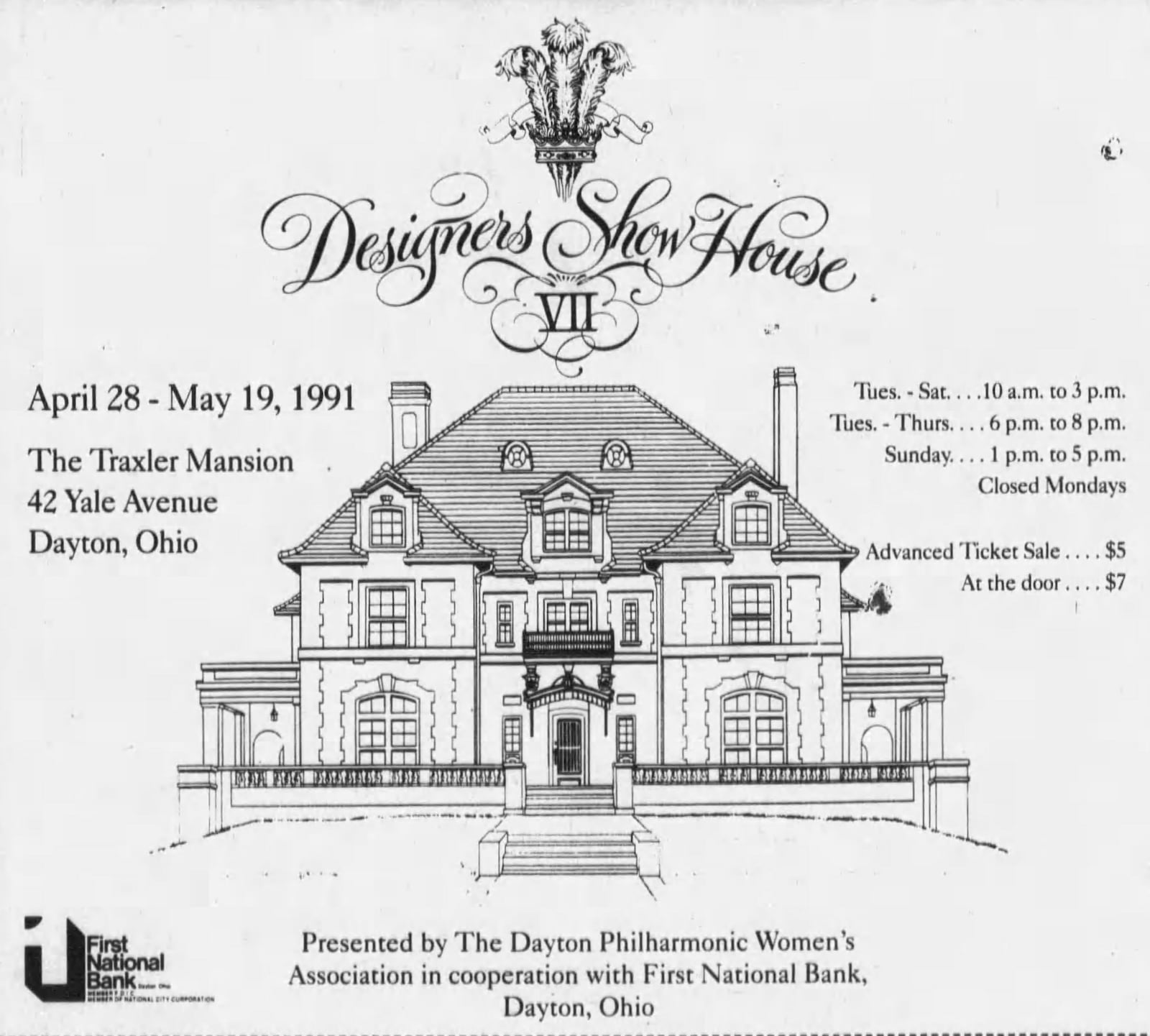 In 1991 The Traxler Mansion hosted a designers showcase, benefitting the Dayton Philharmonic Women's Association.  DAYTON DAILY NEWS ARCHIVES