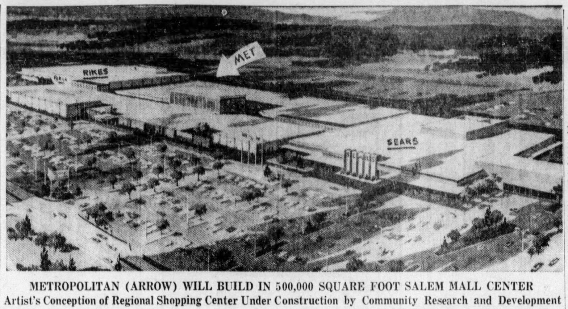 Salem Mall Trotwood history