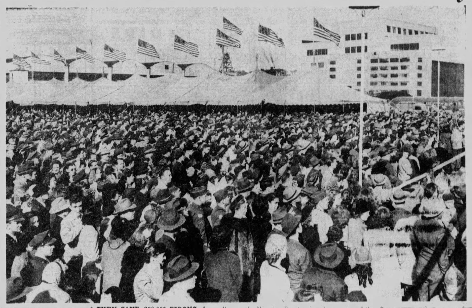 Oct. 14, 1945: Army Air Forces Fair at Wright Field extended for week, 200,000 visitors Saturday. DAYTON DAILY NEWS ARCHIVES