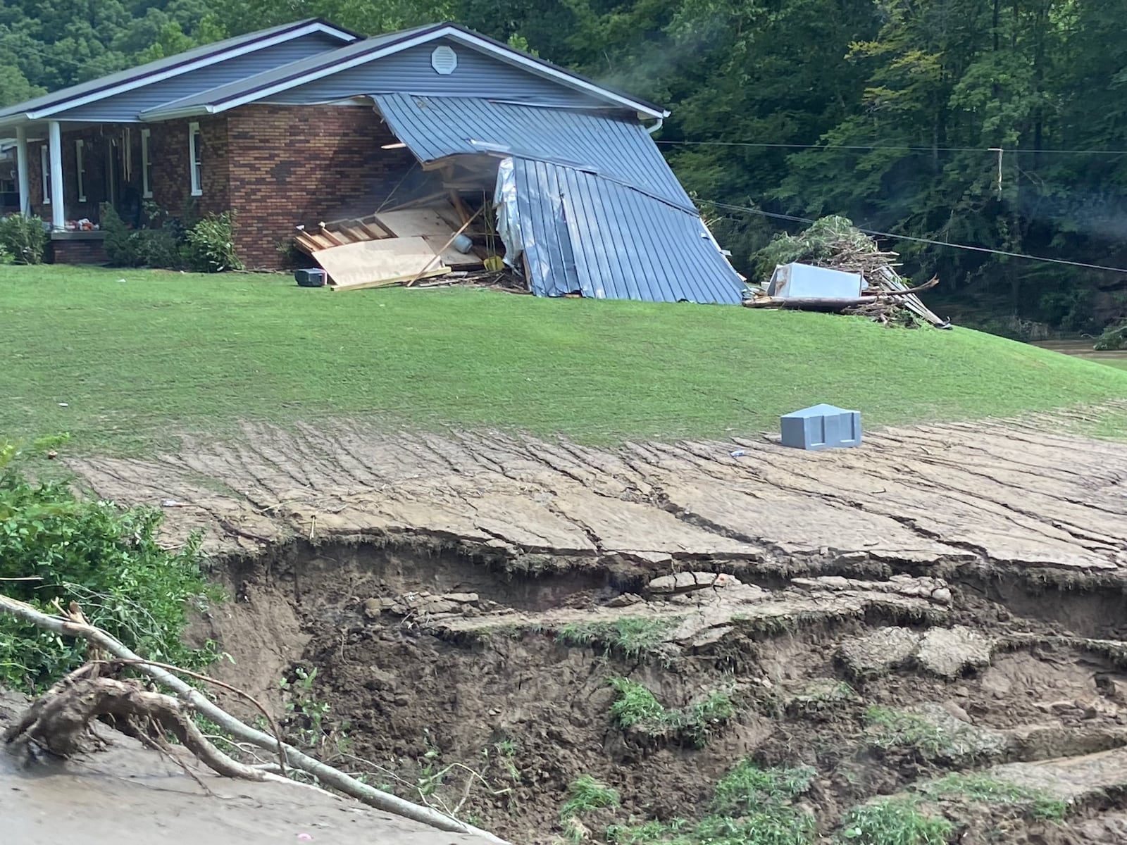 Ohio Task Force 1's search and rescue operations in Kentucky on July 29, 2022. Credit: Ohio Task Force 1's Facebook Page.