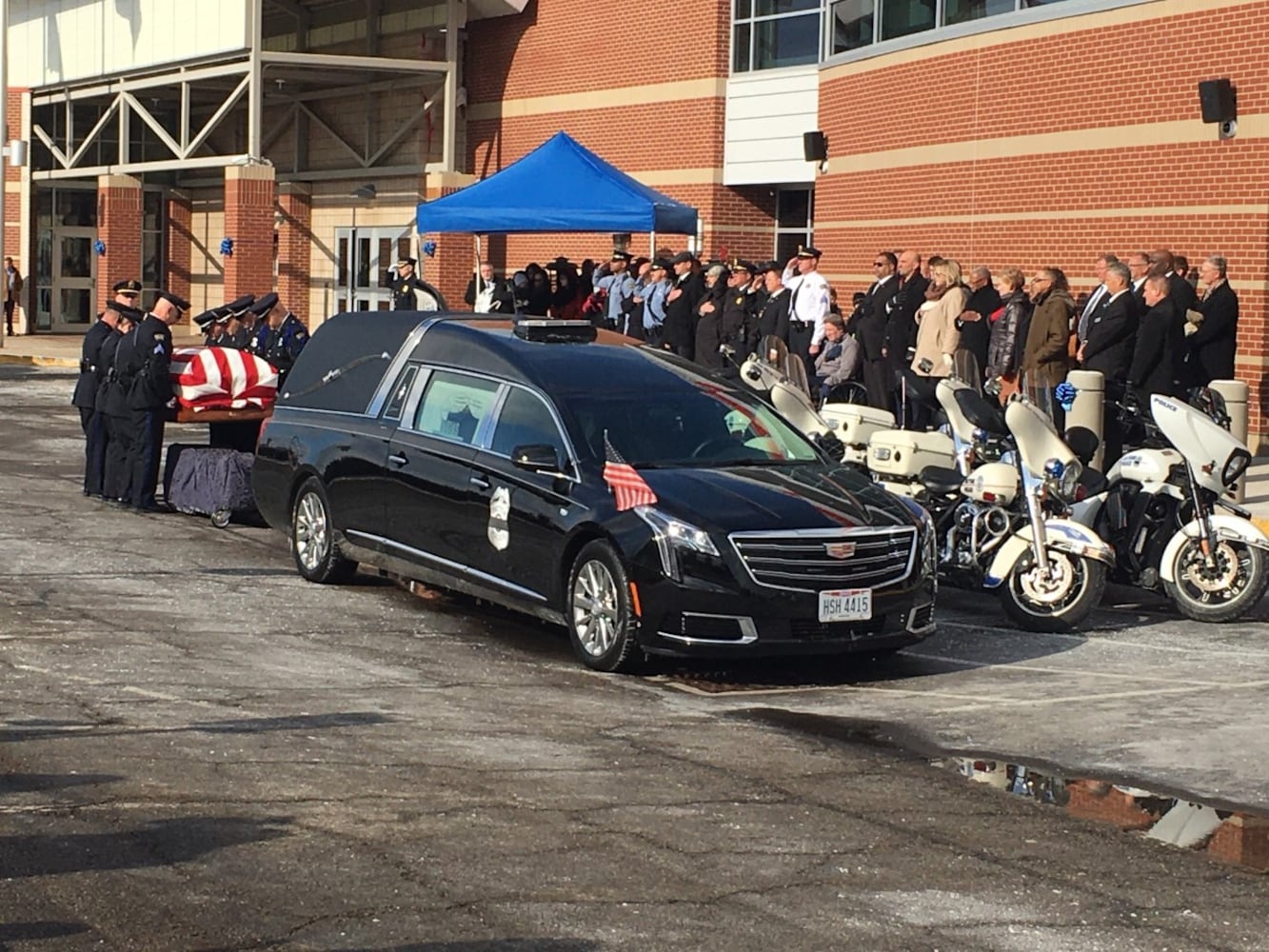 PHOTOS: Community comes together for Det. Jorge DelRio’s funeral service