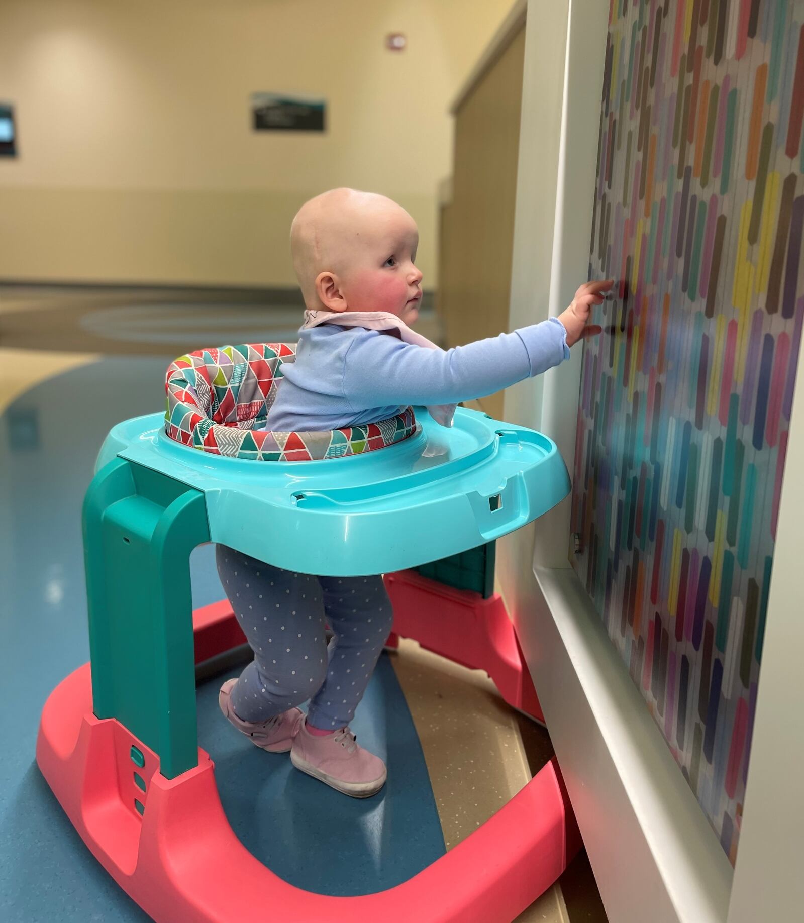 Kayleigh Truster at Dayton Children's Hospital. CONTRIBUTED