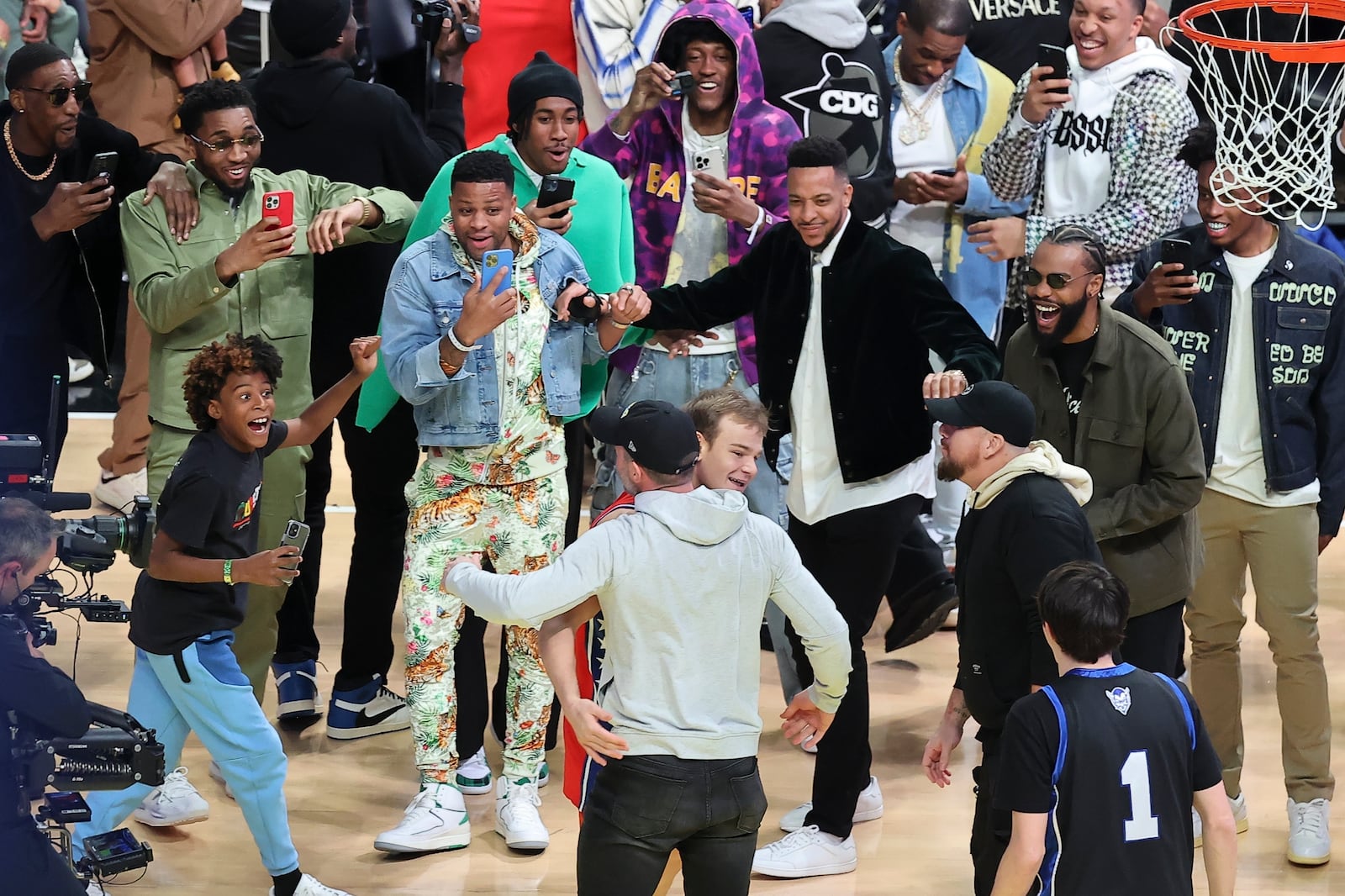 FILE - Mac McClung of the Philadelphia 76ers reacts after winning the slam dunk competition of the NBA basketball All-Star weekend Saturday, Feb. 18, 2023, in Salt Lake City. (AP Photo/Rob Gray, File)