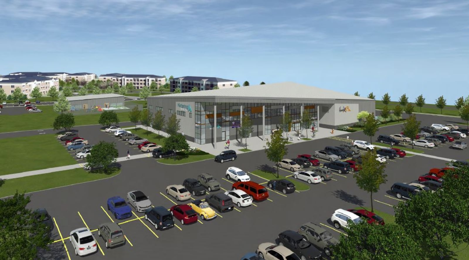 A rendering of the Homefull Grocery & Marketplace on South Gettysburg Avenue in Dayton. CONTRIBUTED