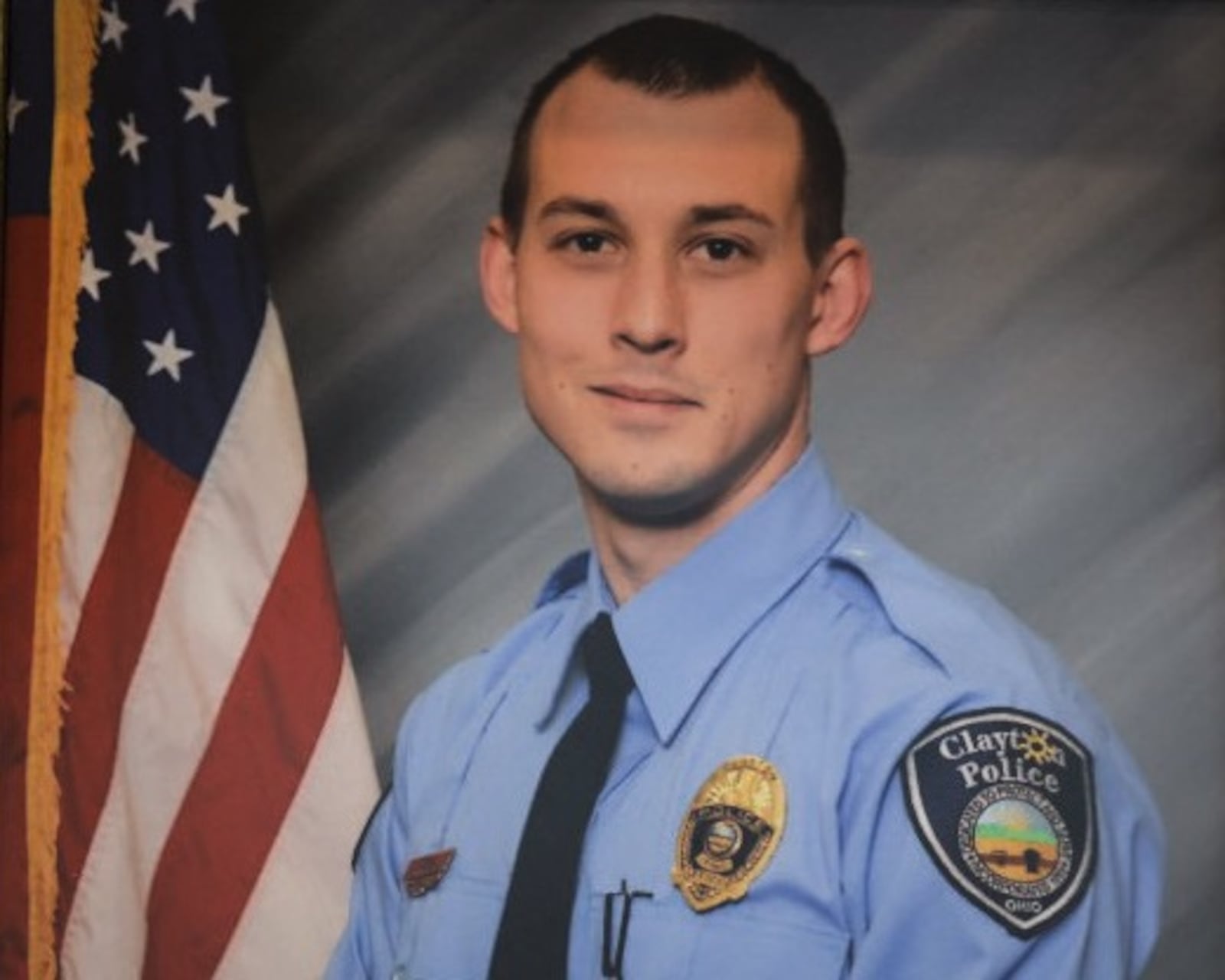 Clayton police officer Cody Cecil was shot Thursday while serving a warrant. 