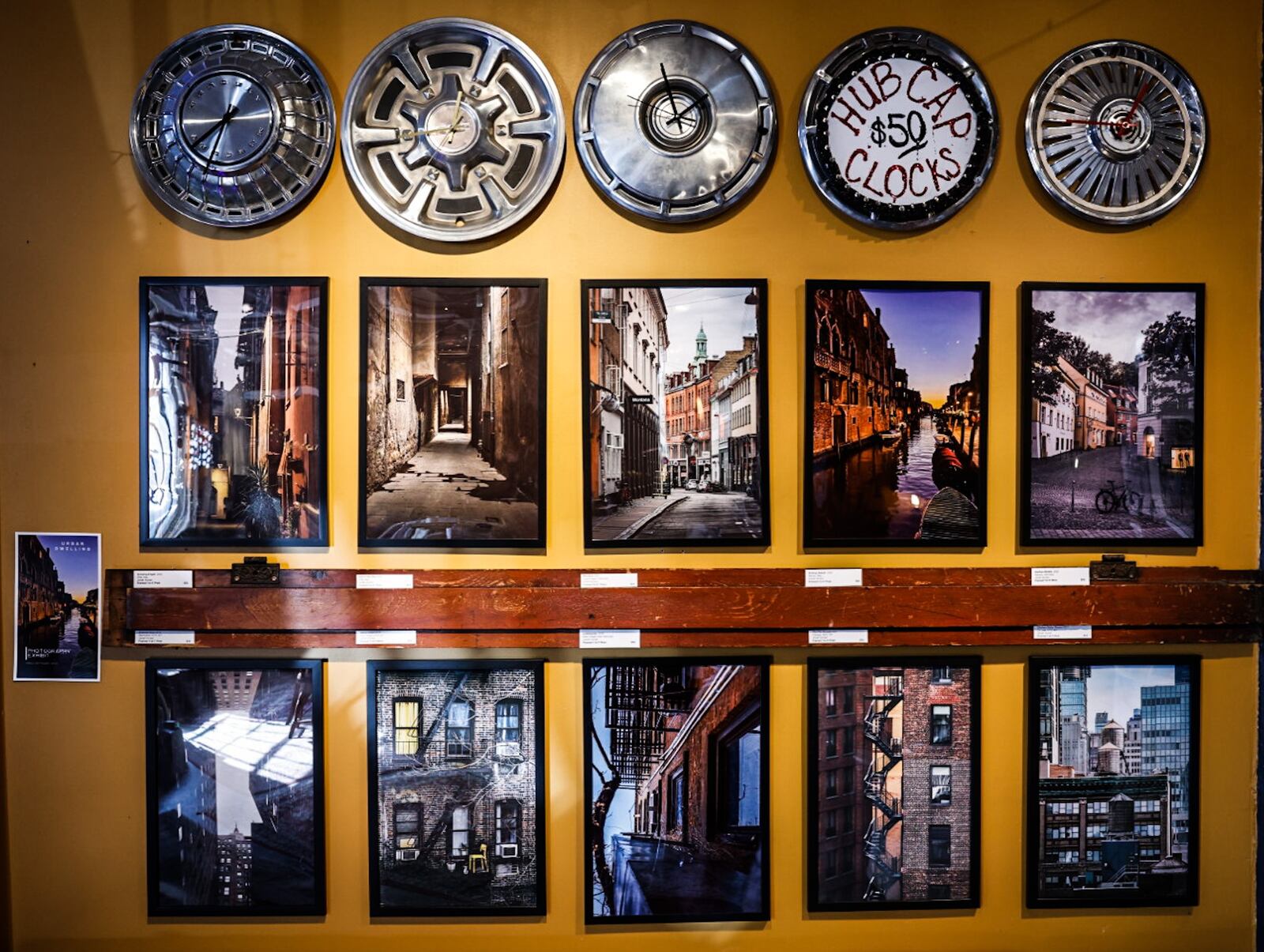 Jonah Hunter made these photographs titled, Urban Dwelling in Europe and New York City. JIM NOELKER/STAFF