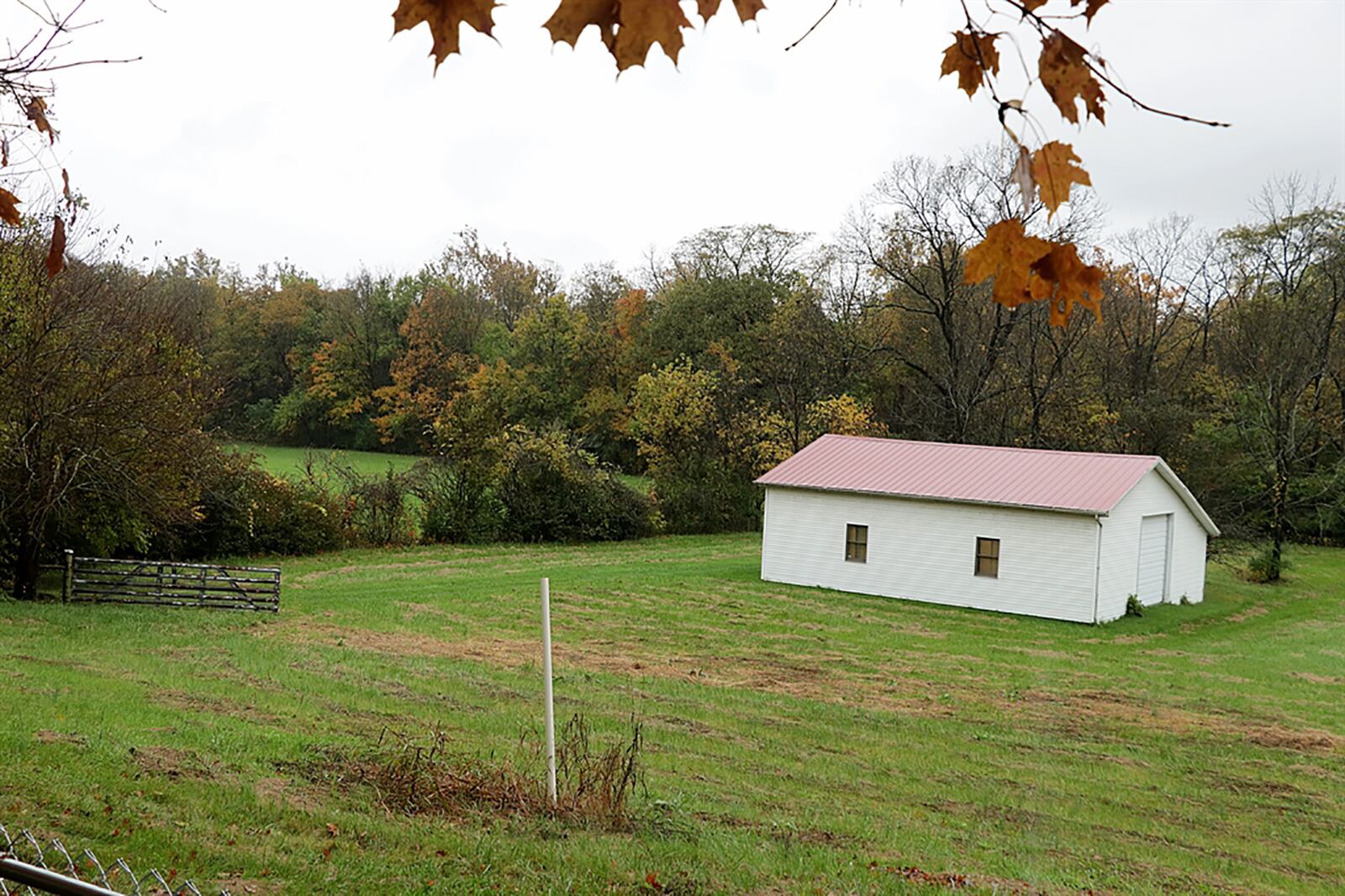 There is a 42-by-42-foot barn on the property with a concrete floor, electric service and two entry doors. CONTRIBUTED PHOTO BY KATHY TYLER