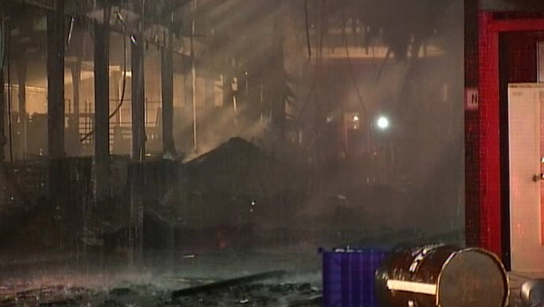 Fire at Washington State Fair Evergreen Hall