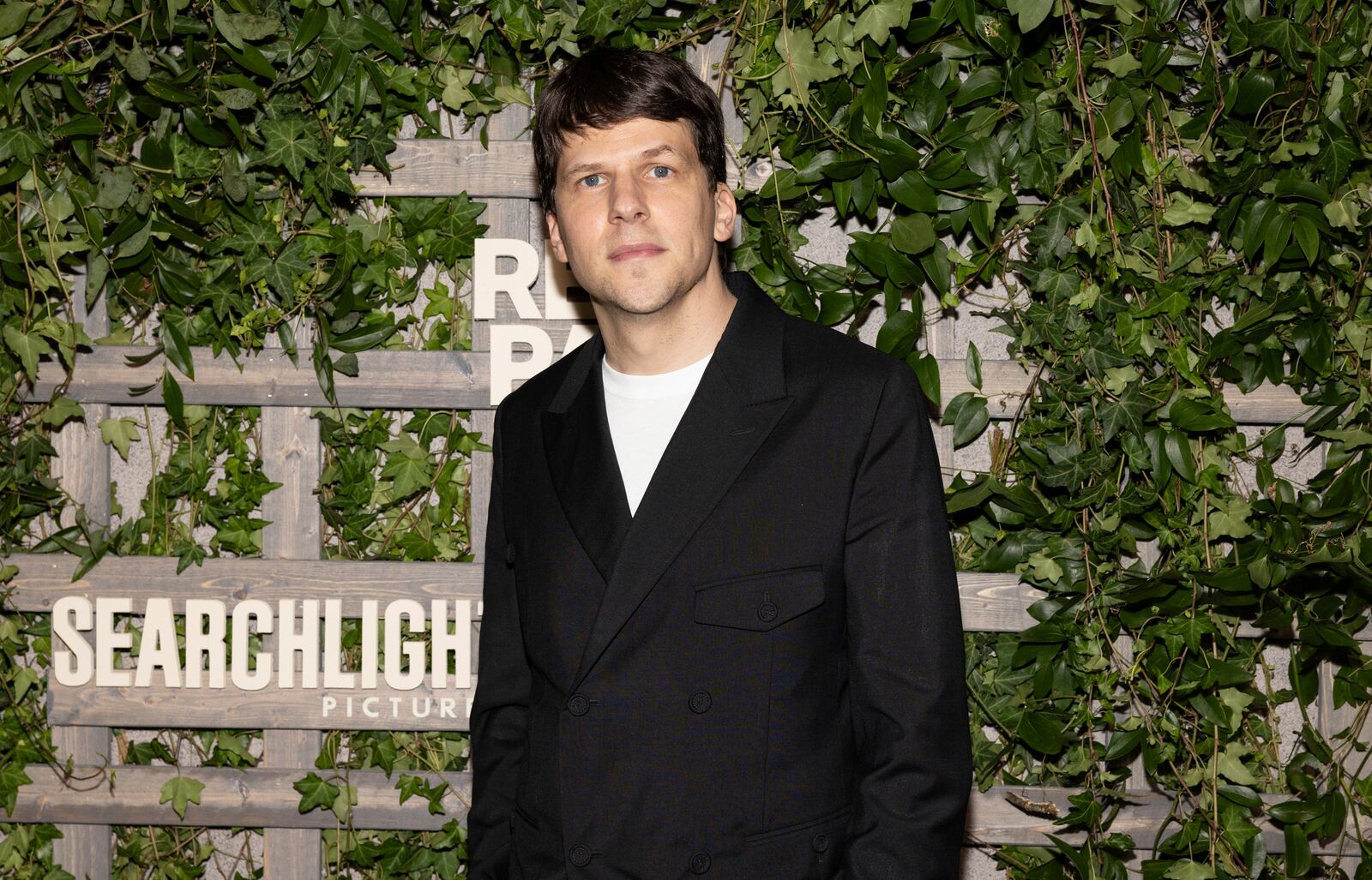 Jesse Eisenberg attends the premiere of "A Real Pain" at The Museum of Modern Art on Thursday, Oct. 17, 2024, in New York. (Photo by CJ Rivera/Invision/AP)