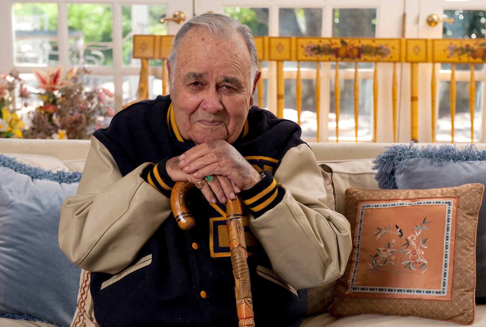 Legendary comedian Jonathan Winters at his home in Montecito, California. Winters died in 2013. DAYTON DAILY NEWS ARCHIVE