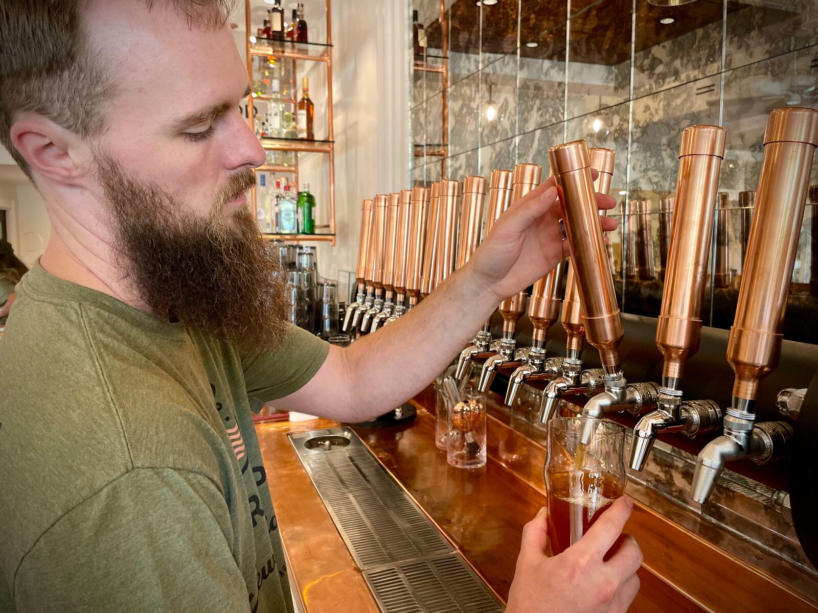 Entropy Brewing Co., a brewpub in Miamisburg featuring an indoor playground, outdoor patio and a speakeasy, is opening to the public Wednesday, July 3. NATALIE JONES/STAFF