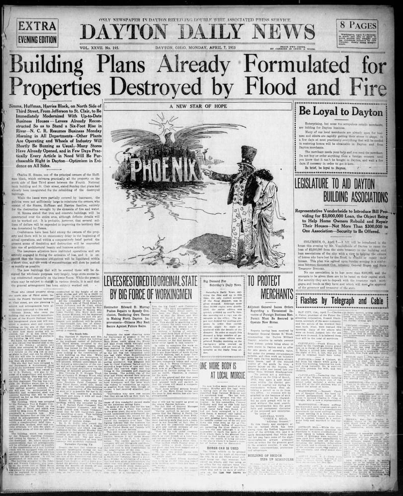 Dayton history pages 1913 Flood