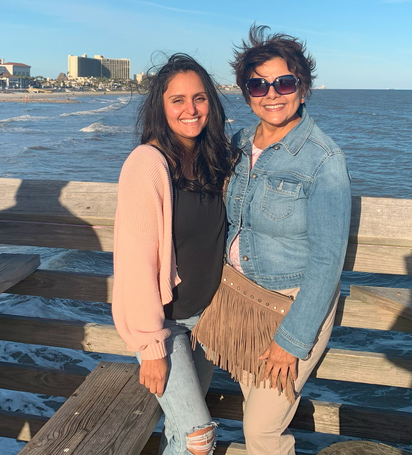 Brenda Stearns, left, and her mom, Rossy Rivera. Brenda told her mom about Isaiah and she agreed to meet him first in Ohio before Brenda agreed to meet him in person. CONTRIBUTED