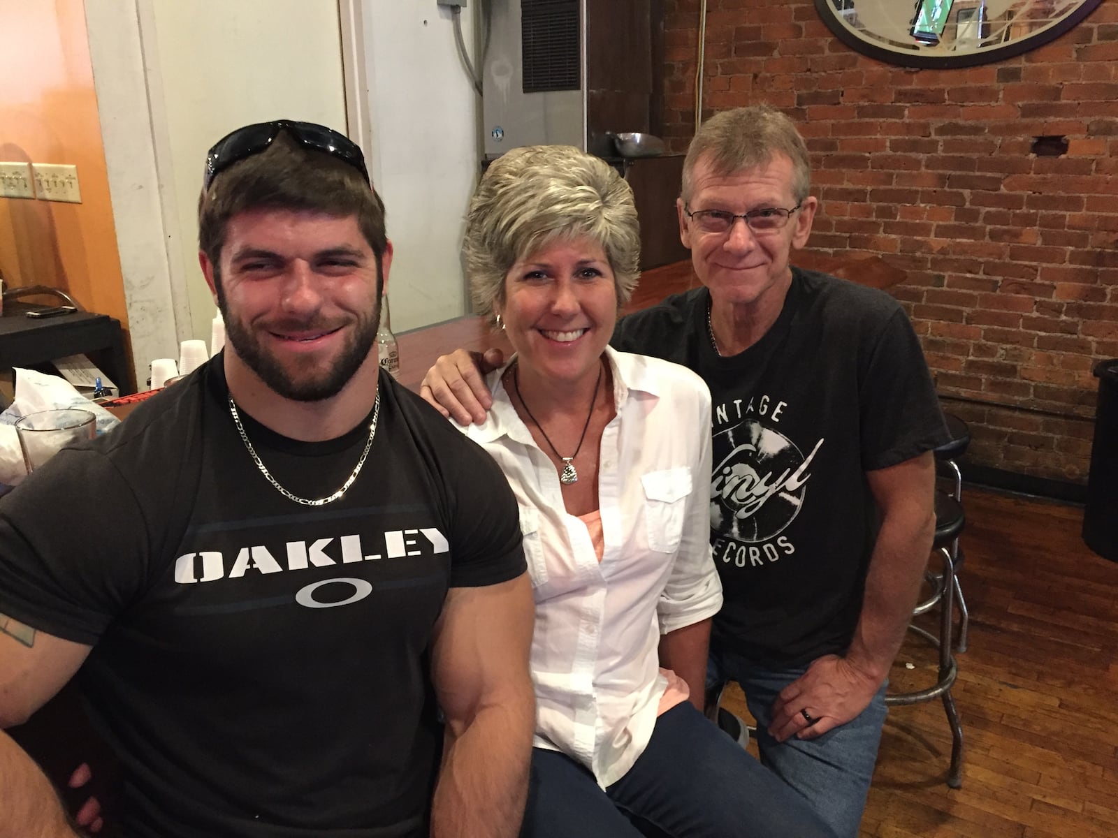 Drew Plumlee and his parents Angie and Joe (Contributed  Photo)