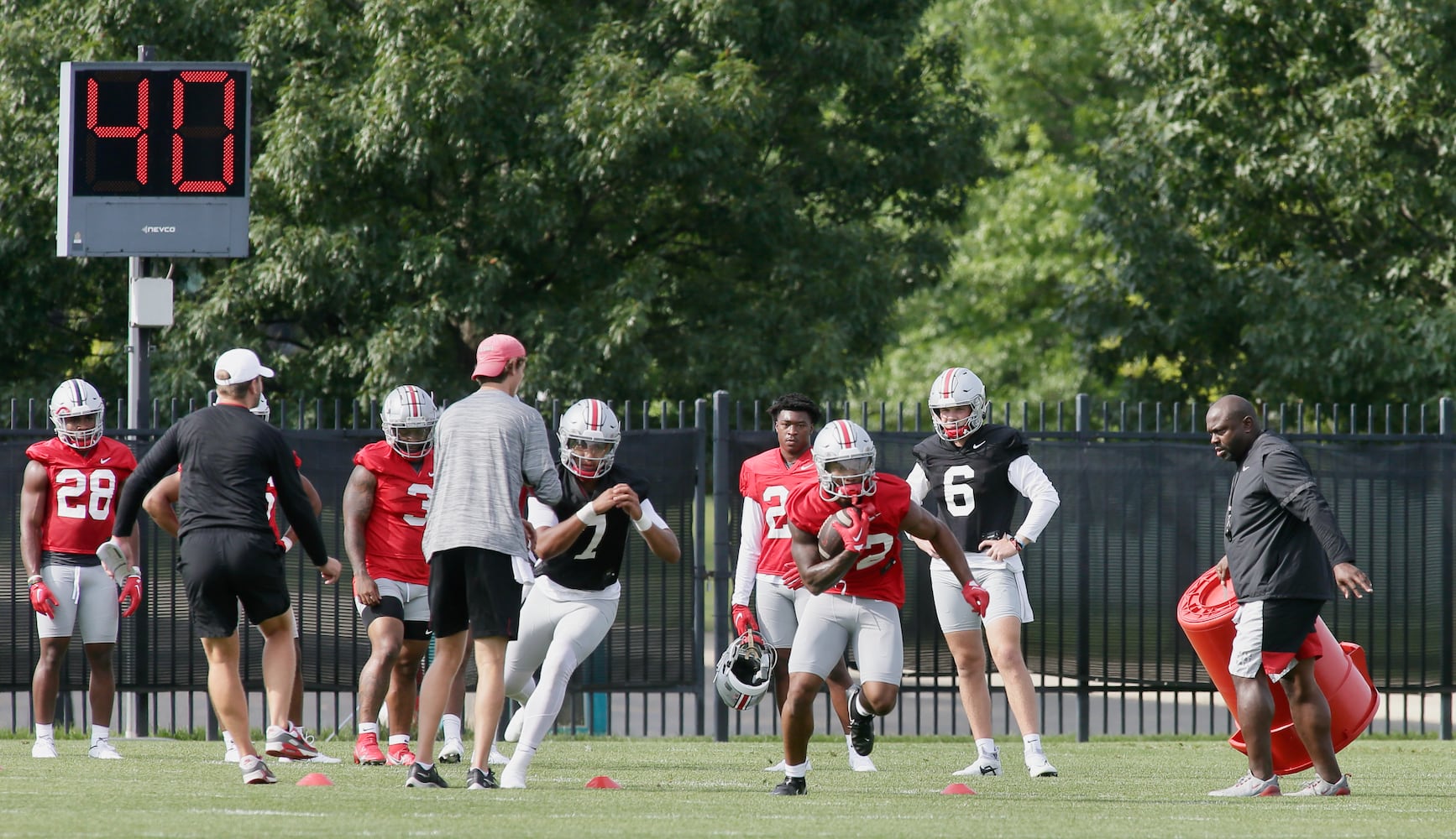 Ohio State practice